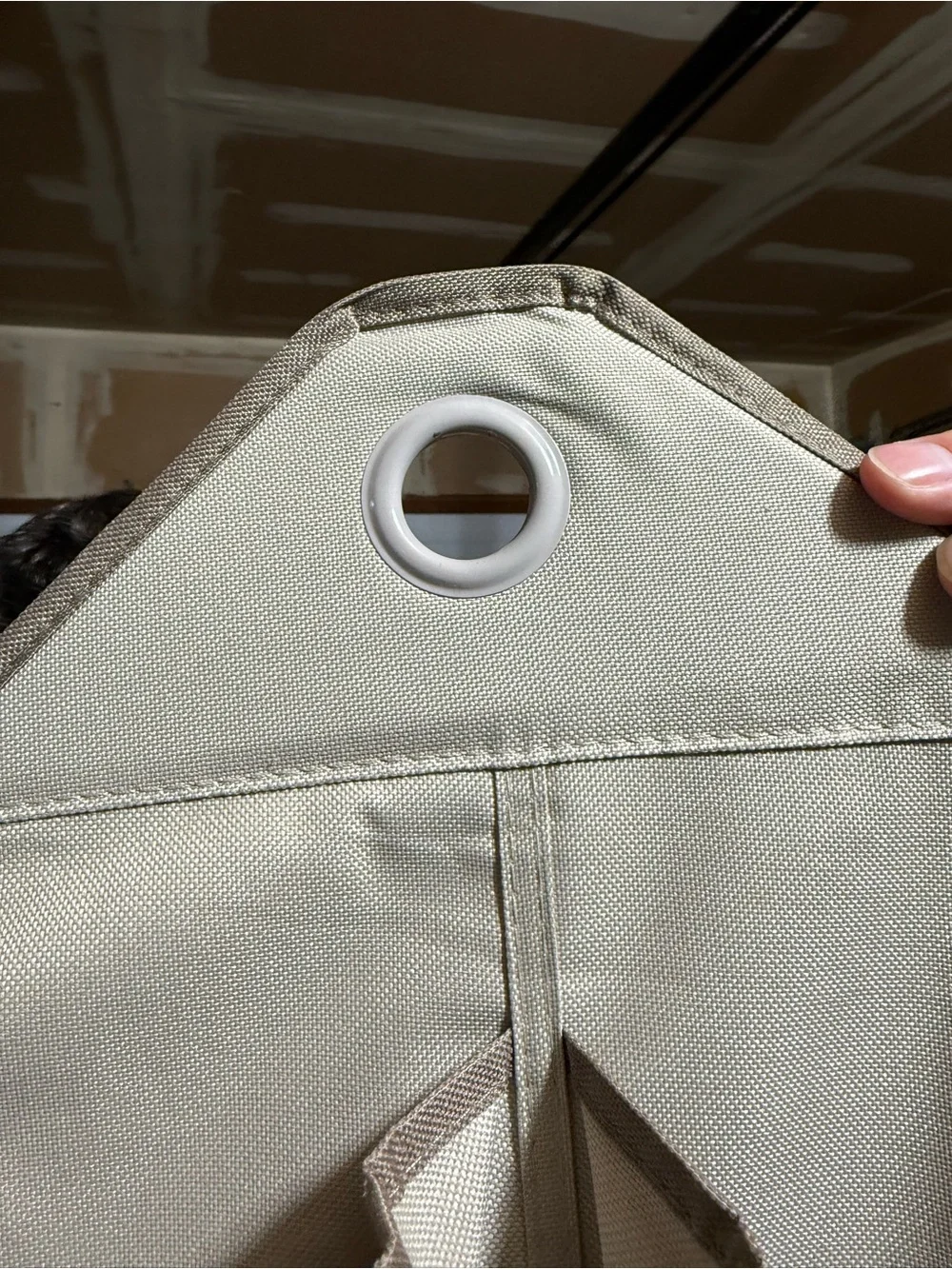 Beige Over-the-Door 24-Pocket Organizer - Brand Unknown